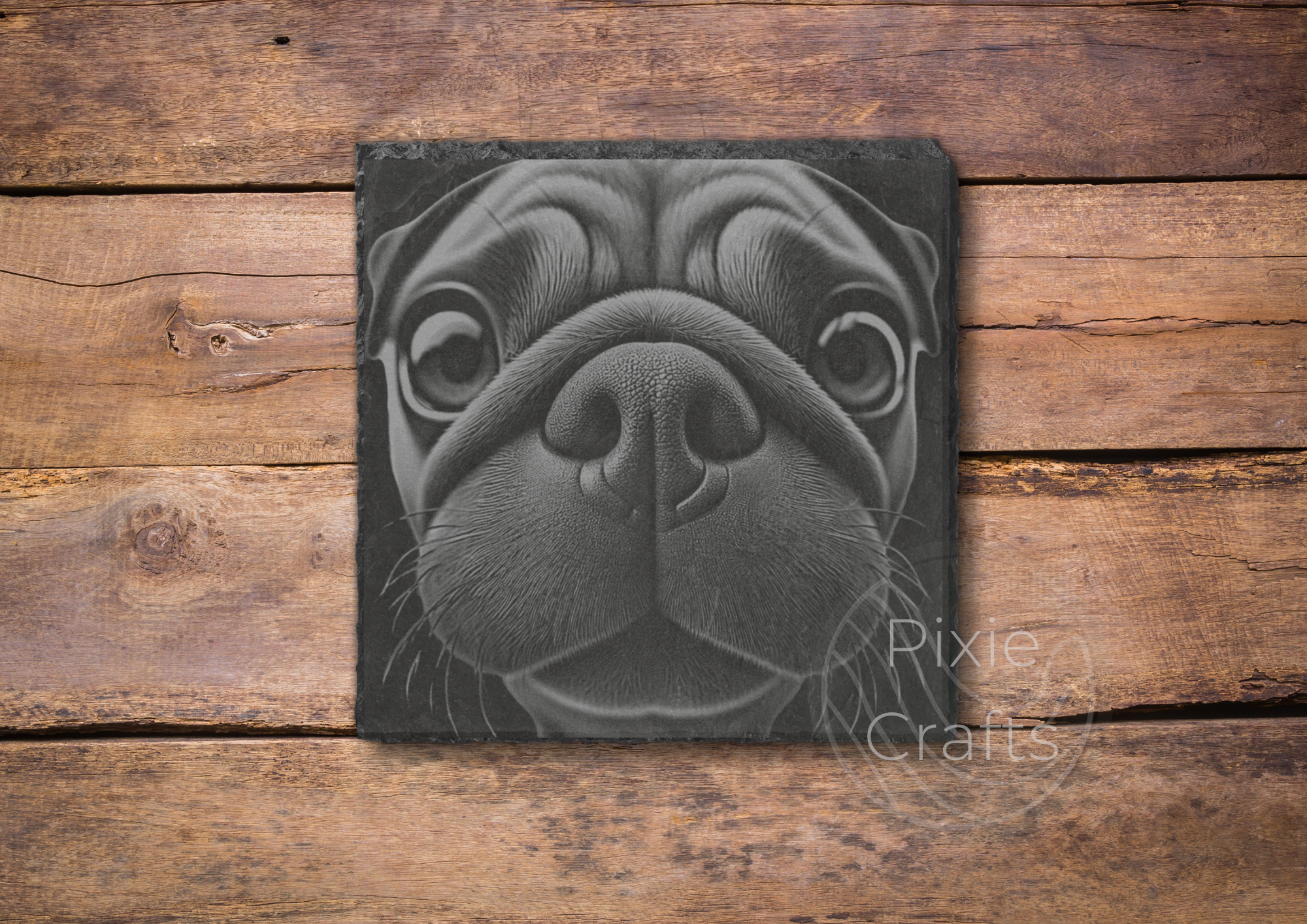 Greyhound Booper Slate Coaster — pixie-crafts.com